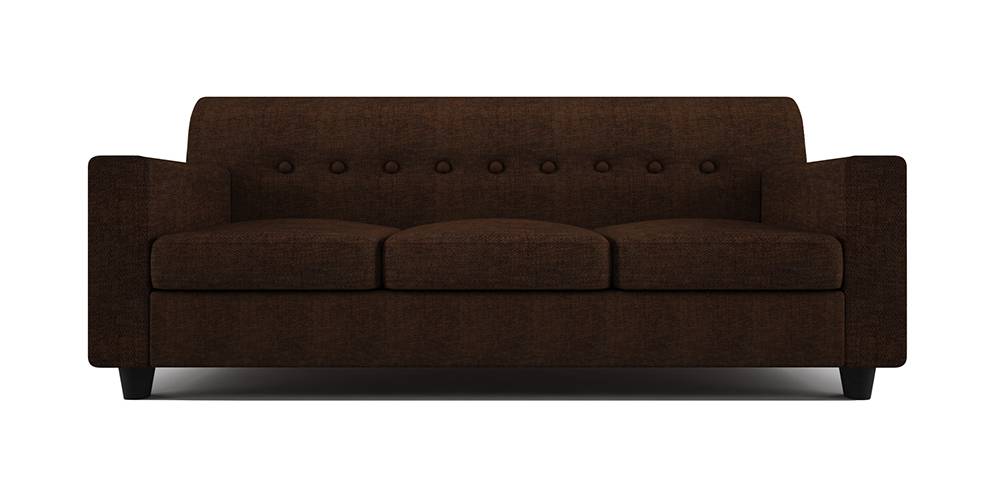 Solitaire Fabric Sofa - Brown